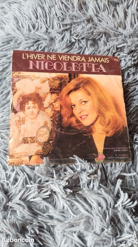 Vinyle 45 tours Nicoletta, aime la vie comme elle vient (image 2)