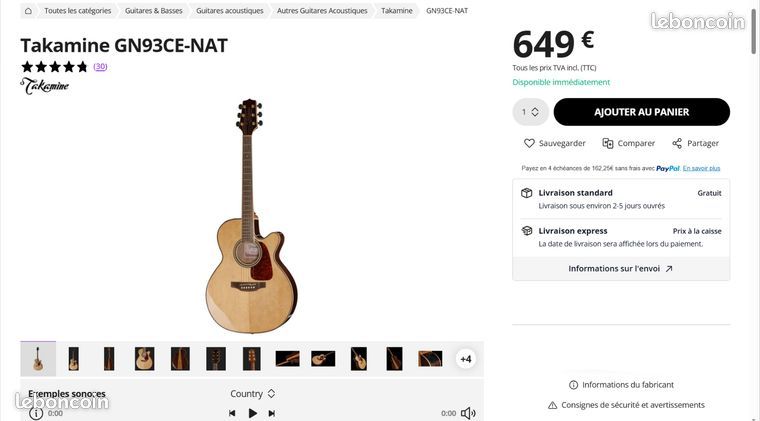 Takamine GN93CE-NAT (image 2)