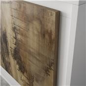 Bahut blanc laqué mat et couleur bois (image 3)