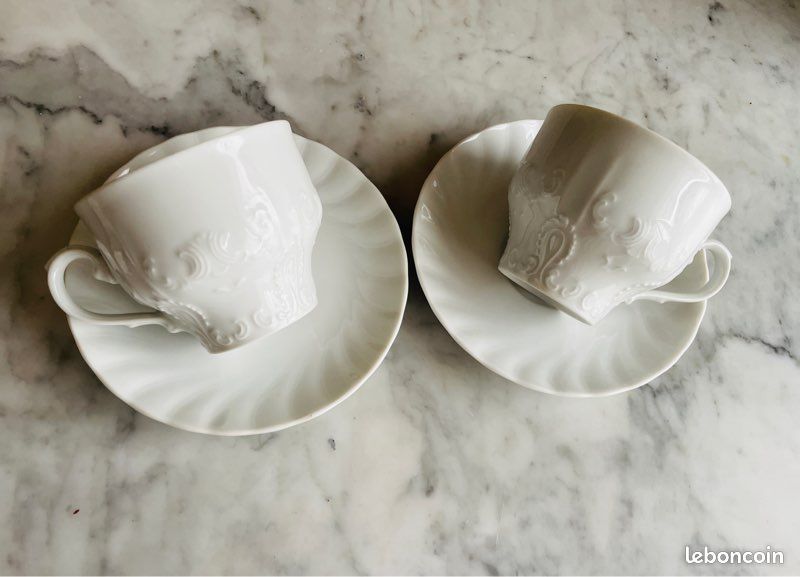 2 tasses + sous tasses, mitterteich bavaria seltmann weiden (image 1)