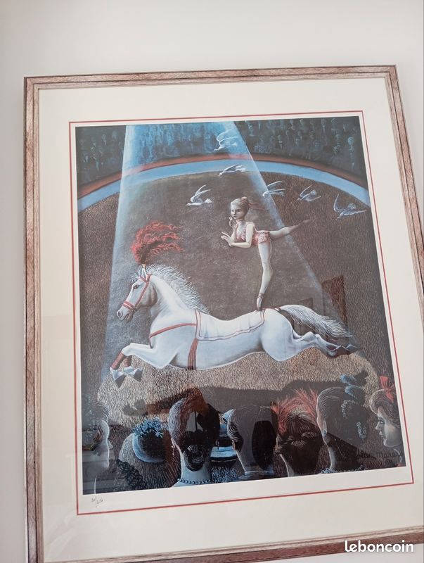 Lithographie signée Jean Marais (image 3)