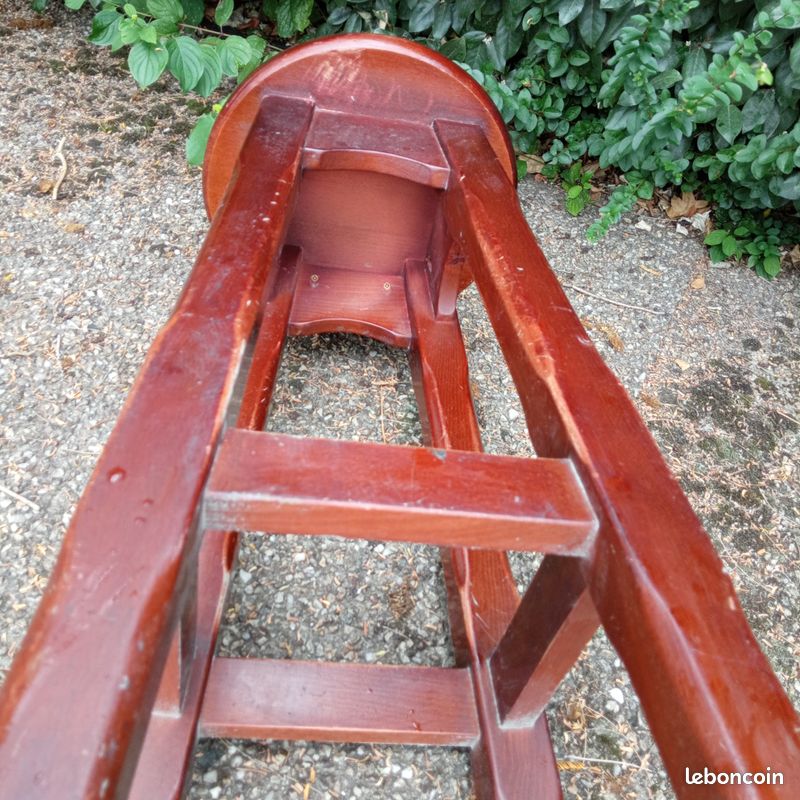 Tabouret bois massif (image 5)