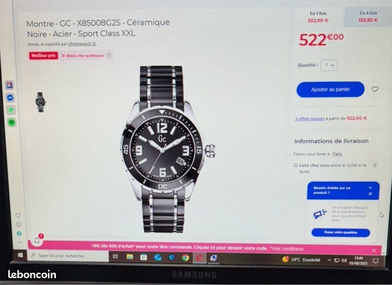 Montre GUESS homme (image 4)