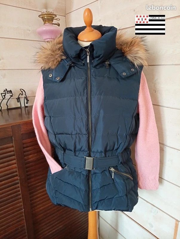 Doudoune Verte Anis Neuve Sans étiquette - Taille 42 Femme, Style Chic