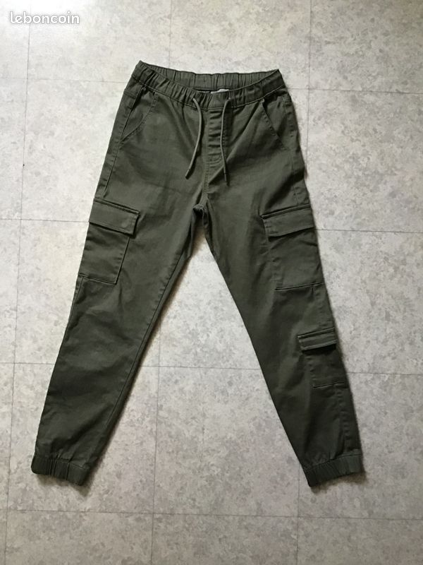 Pantalon cargo kaki garçon taille XS (image 1)