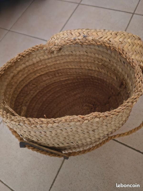 Panier en osier vintage (image 4)