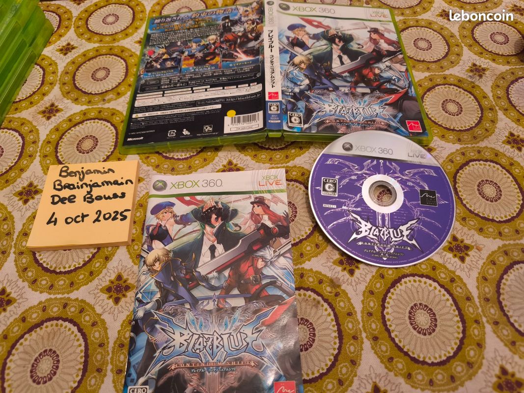Jeu Xbox 360 BlazBlue : Continuum Shift - Version FR Complète - Très Bon état