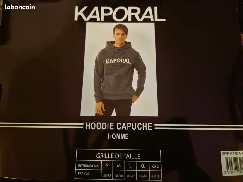 Sweat à Capuche Brillant Noir Style Crocodile SOUTH POLE COLLECTION - Taille XL - Neuf Avec étiquette