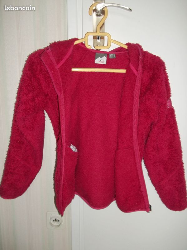 Veste - Blouson rose fuchsia - 10 ans Mc Kinley (image 1)