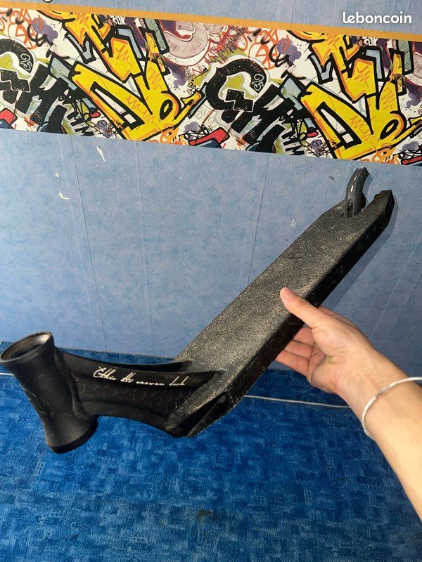 Deck Trottinette ETHIC DTC Erawan V2 Noir – Largeur 12cm