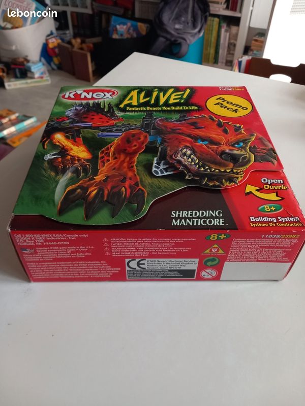 Jeu de construction rétro K'NEX Alive - Shredding Manticore (Réf 11039) - 100% Complet avec Boîte et Notice Tbe (image 5)