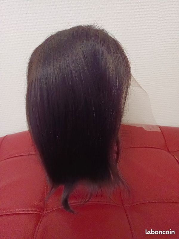 Perruque Bob naturelle avec lace neuve (image 4)