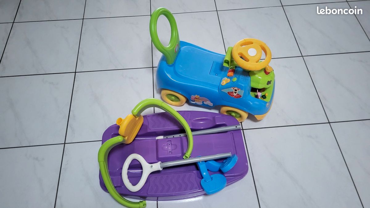 Porteur trotteur évolutif et musical Disney Winnie l'ourson Jeux