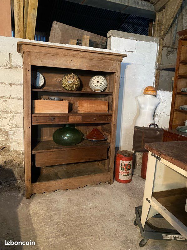 Armoire ancienne fin 19eme plein chêne (image 8)