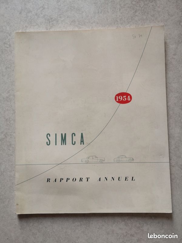 Rapport annuel Simca 1954 (image 1)