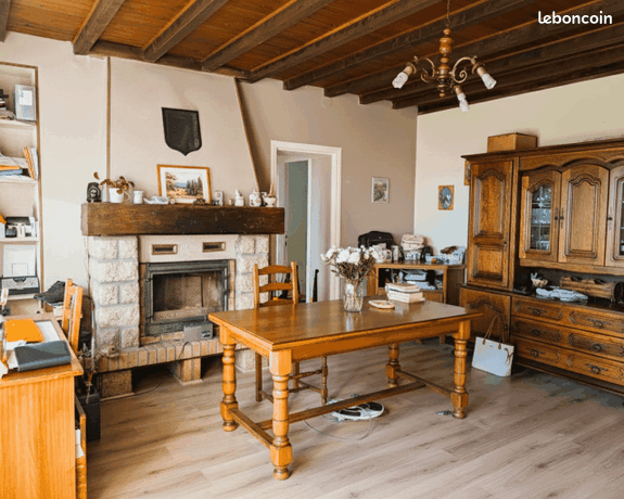 Maison de campagne 120 m² — PAC + poêle à bois — jardin clos, verger, hangar — habitable immédiatement — Tercillat (23)