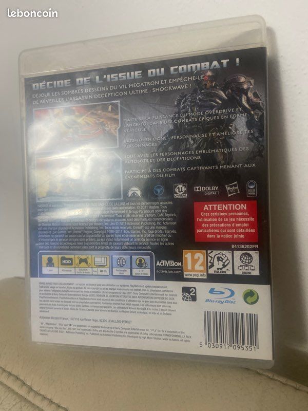 Transformers : La Face Cachée de la Lune – PS3 🎮 Jeu complet pour Sony PlayStation 3 (PS3) (image 2)