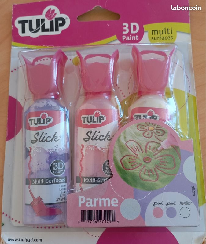 Lot de 3 pqts pour peinture 3D (image 4)