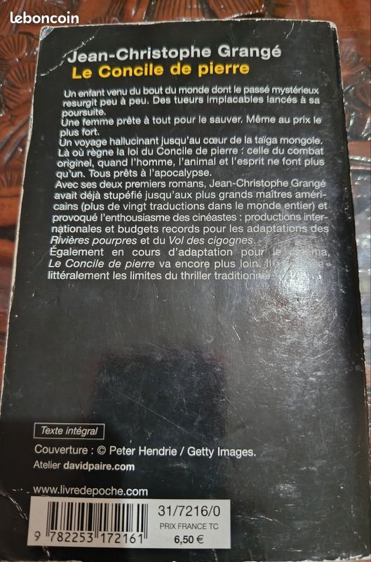 Jean-Christophe Grangé. Le concile de pierre (image 2)