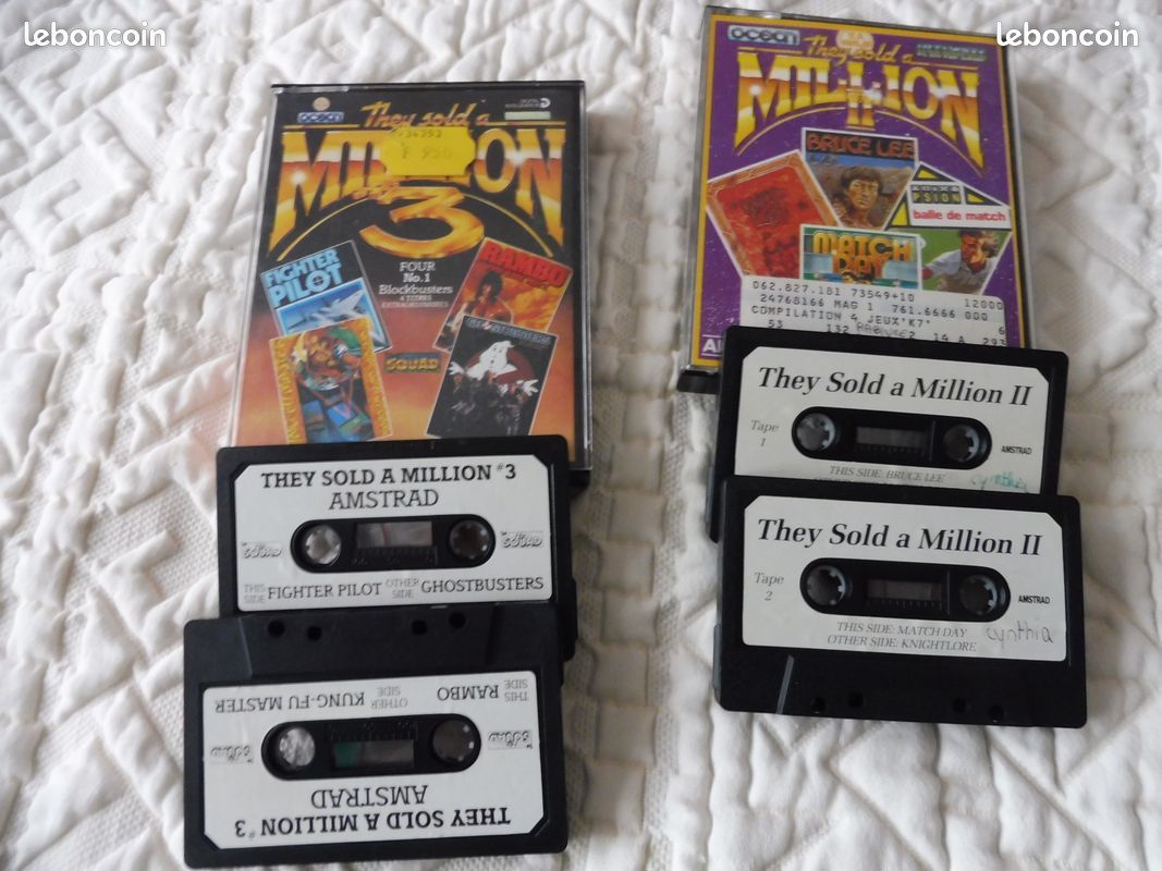Amstrad CPC 464: Liste 1/2 Pièces Cassette
