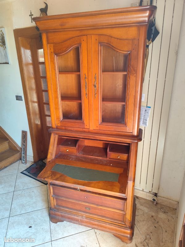 Secrétaire buffet merisier (image 2)