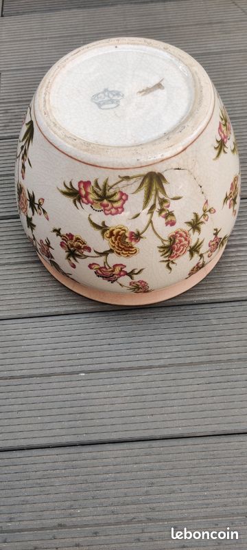 Ancien pot de fleur céramique (image 3)