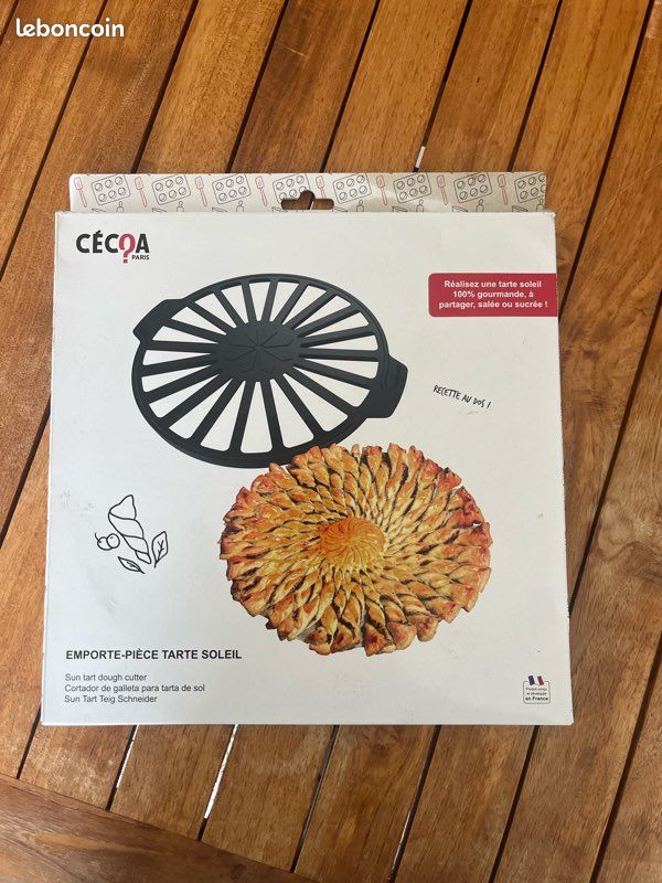 Emporte-Pièce Tarte Soleil CÉCOA 28 Cm – Moule à Tarte Spirale Sucrée Ou Salée