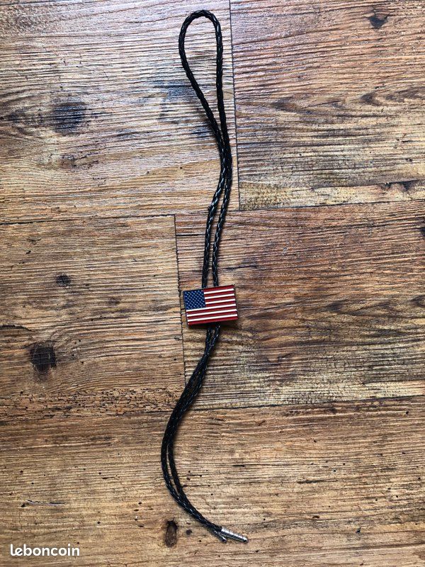 Bolo tie drapeau USA 🇺🇸 (image 1)