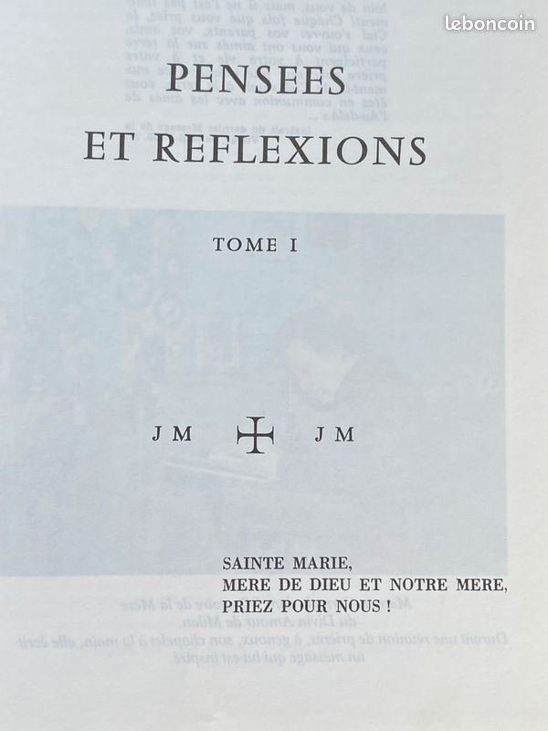 Pensées et Réflexions "Messages de Jésus" - Tome 1 & Tome 2 (TBE) (image 3)