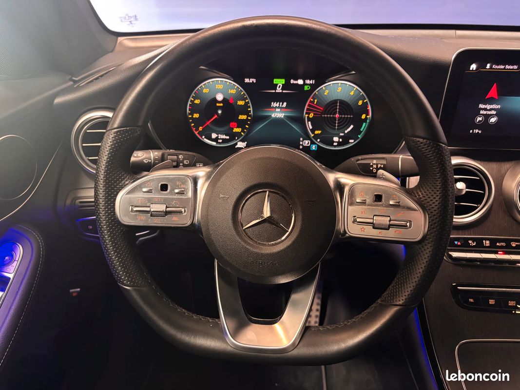 MERCEDES-BENZ GLC 300 de 194+122ch AMG Line - CARPLAY - CAMERA 360 - DISTRONIC PLUS (image 14)