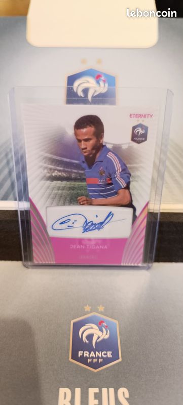 Carte Postale Jean Tigana AS Monaco 1995-1996 - Signée, Excellent état