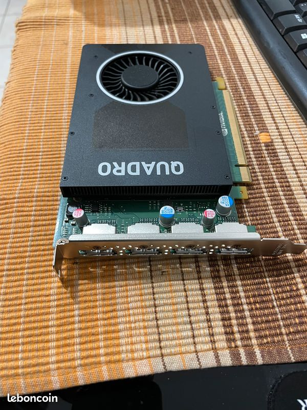 Carte graphique nvidia quadro M2000 cao dao fusion360 solidwokks