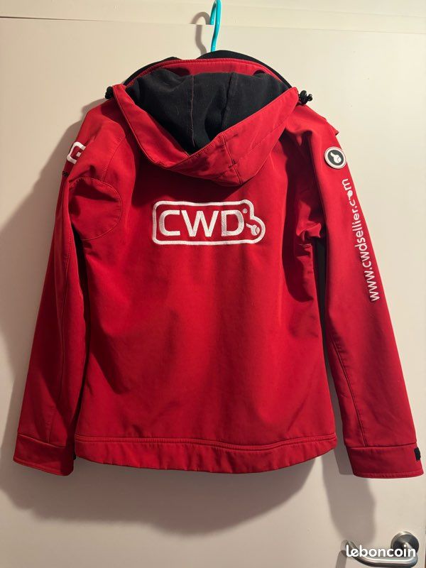 Veste D'équitation Equiline Rouge Moyen Femme - Zippée Intégrale Taille M