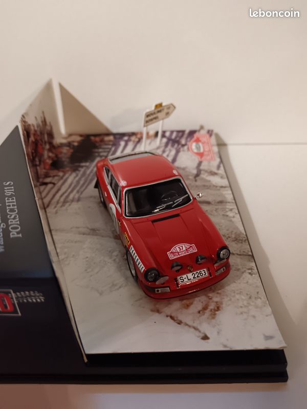 Die Cast 1/43 Modellino Auto Porsche 911 R Rally Tour De Corse 1969 G. Larrousse Pc Fronte Scaled