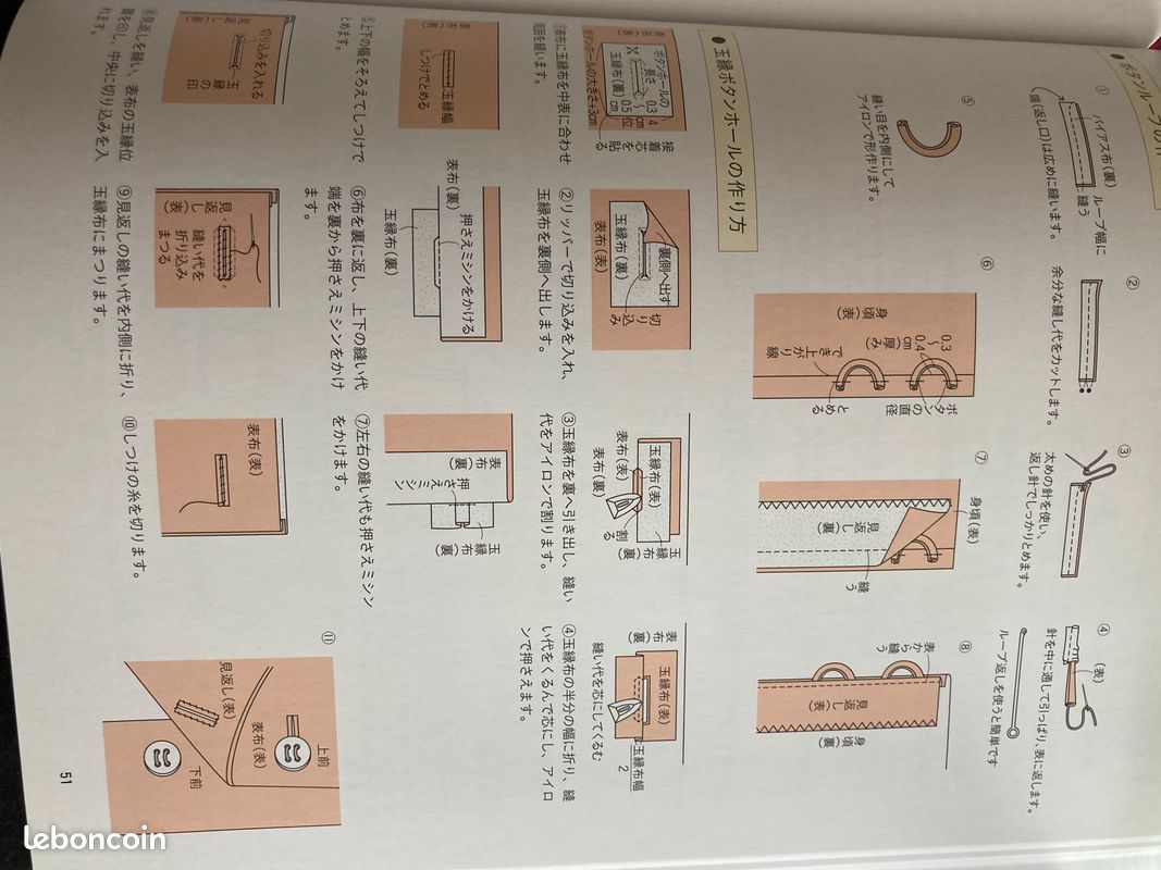 Livre de couture japonais (image 3)