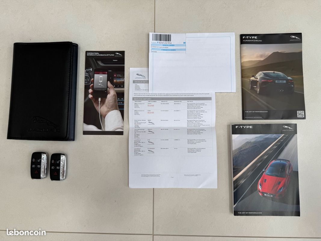 JAGUAR F-TYPE ROADSTER 2.0 T P300 R-DYNAMIC BVA FACELIFT FULL OPTIONS PAS DE MALUS SUPERBe (image 29)