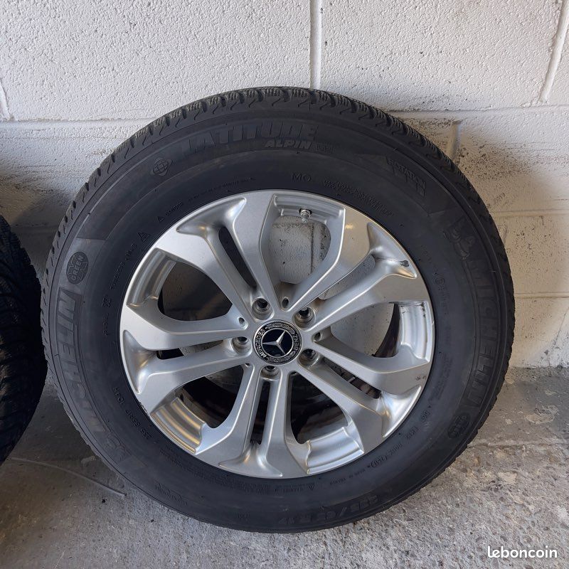 Jantes Mercedes GLC d’origine 5x112 avec des pneus Micheline 235/65/17 code 81 (image 2)