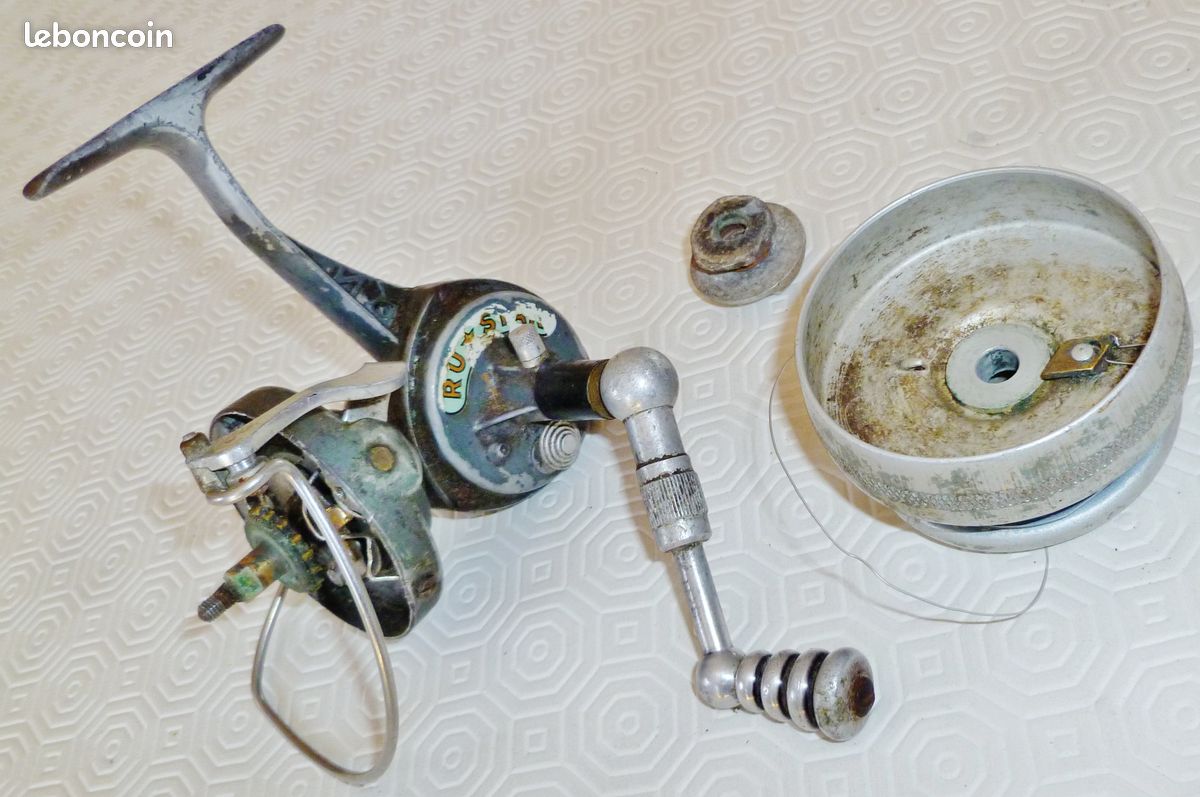 Moulinet à filer rétro vintage TQM moulinet de pêche JAPON