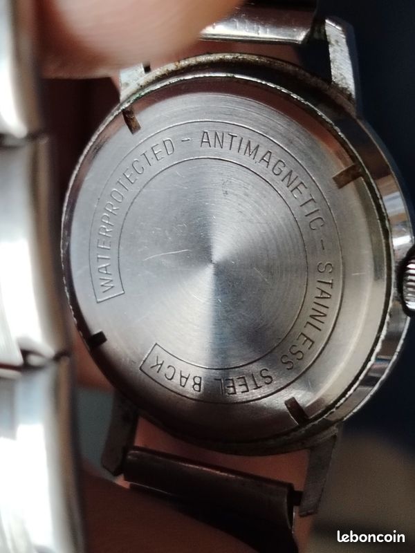 Montres Gousset - Rare Montre à Gousset Mécanique Vintage, ELFA 17 Jewels Shockprotected Dateur 1987312009