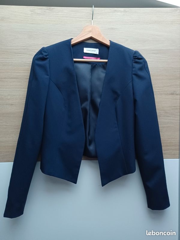 Veste type blazer naf naf bleu marine Vêtements
