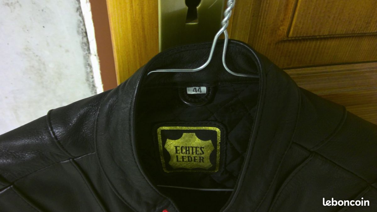 Veste de moto en cuir de marque ixs (image 2)