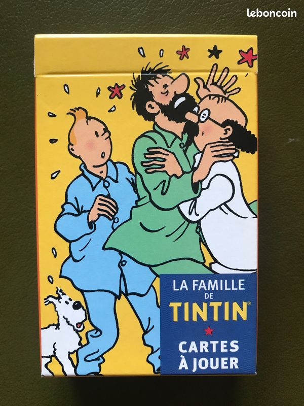 Cartes à jouer la Famille de Tintin (image 2)
