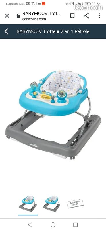 Trotteur babymoov en Mobilier enfant