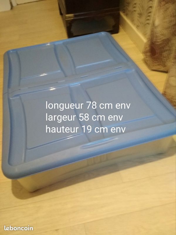 Boite de rangement sur roulettes (image 2)
