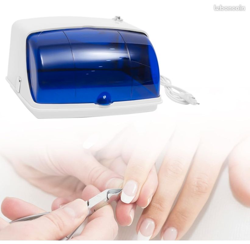 Stérilisateur à air chaud 220 V pour instruments, armoire de désinfection UV, stérilisateur autoclave avec couvercle de type flip et plaque amovible, utilisé pour les salons de beauté, les ongles (image 1)