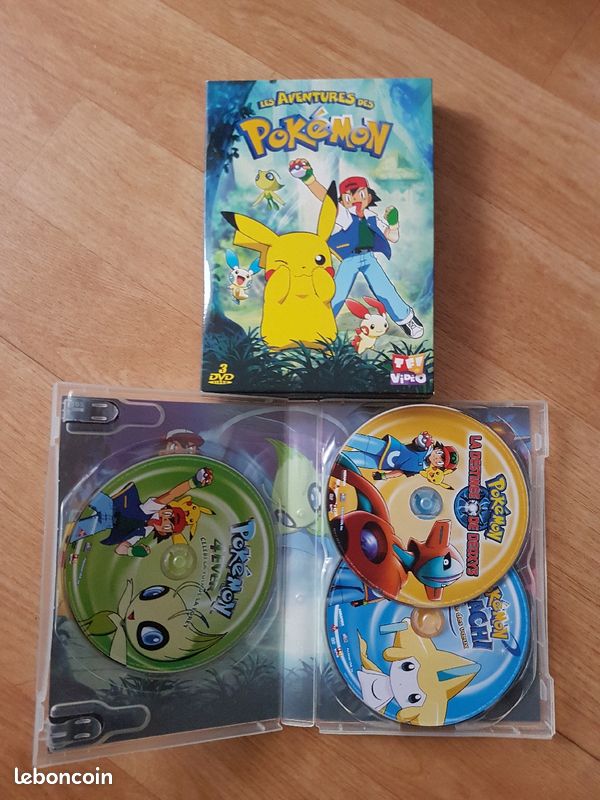 COFFRET 3 DVD POKEMON jirachi et célébi et destinee de deoxys (image 3)