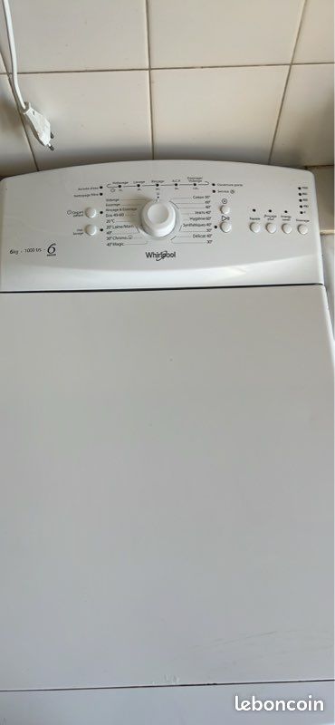 Lave-linge Whirlpool TBE (achat 2024) (image 2)