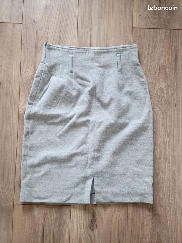 Magnifique jupe crayon 80% laine t 36-38 (image 1)