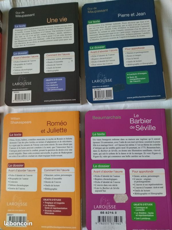 Petits classiques Larousse à l'unité ou en lot (image 6)