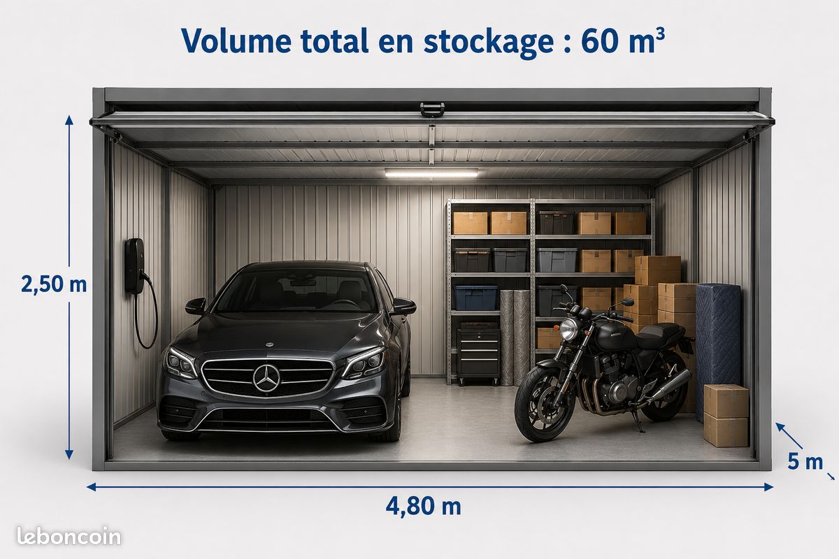 À VENDRE – 59 PARKINGS BOXABLES & ÉLECTRIFIABLES – IVRY-SUR-SEINE, À 100 M DE PARIS – PMR, Box Sur Mesure, Stockage, Archivag